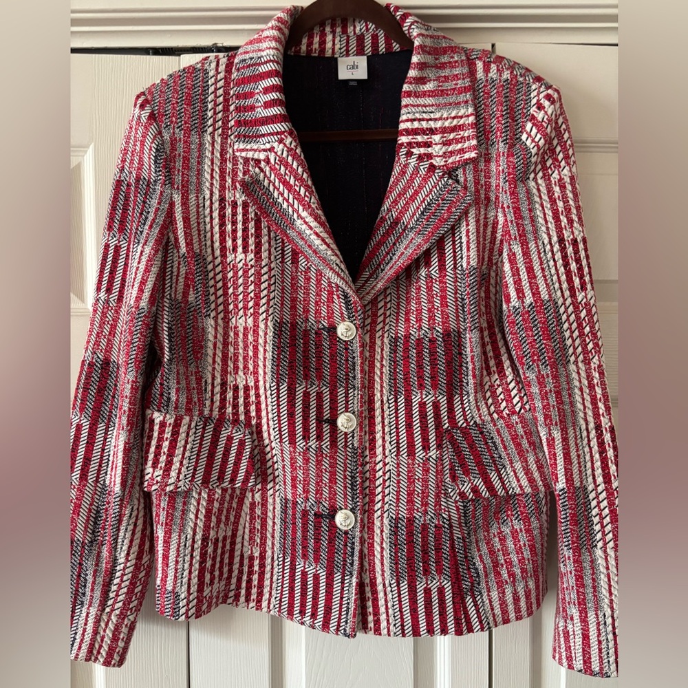 CAbi patchwork nautical blazer - image 1